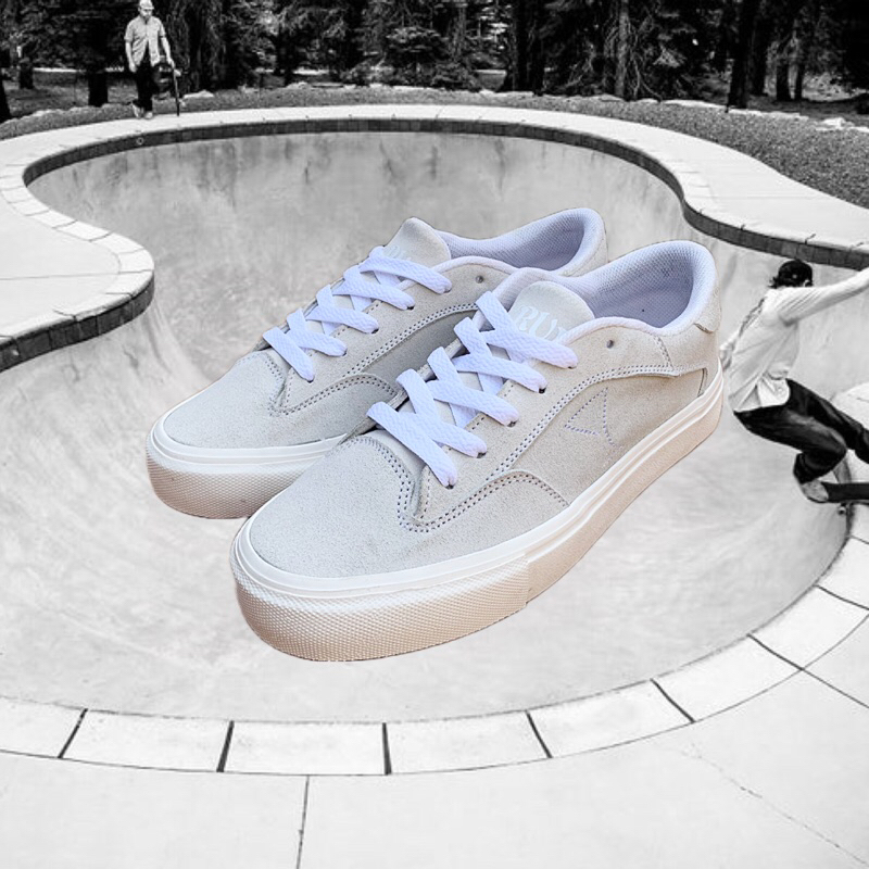 SYRUP SUPPLY OFFICIAL | OLLIE WHITE | sepatu skate FULL SUEDE .senaker unisex