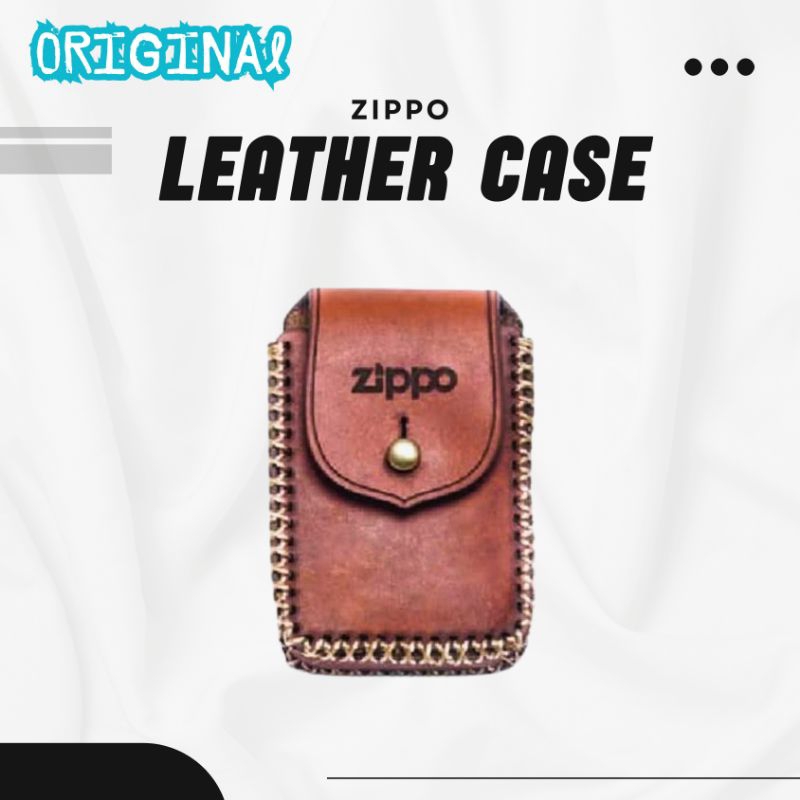 ZIPPO Sarung Kulit Sapi CrazyHorse - Sarung Korek - Sarung Koin - Sarung Kulit sapi berkualitas