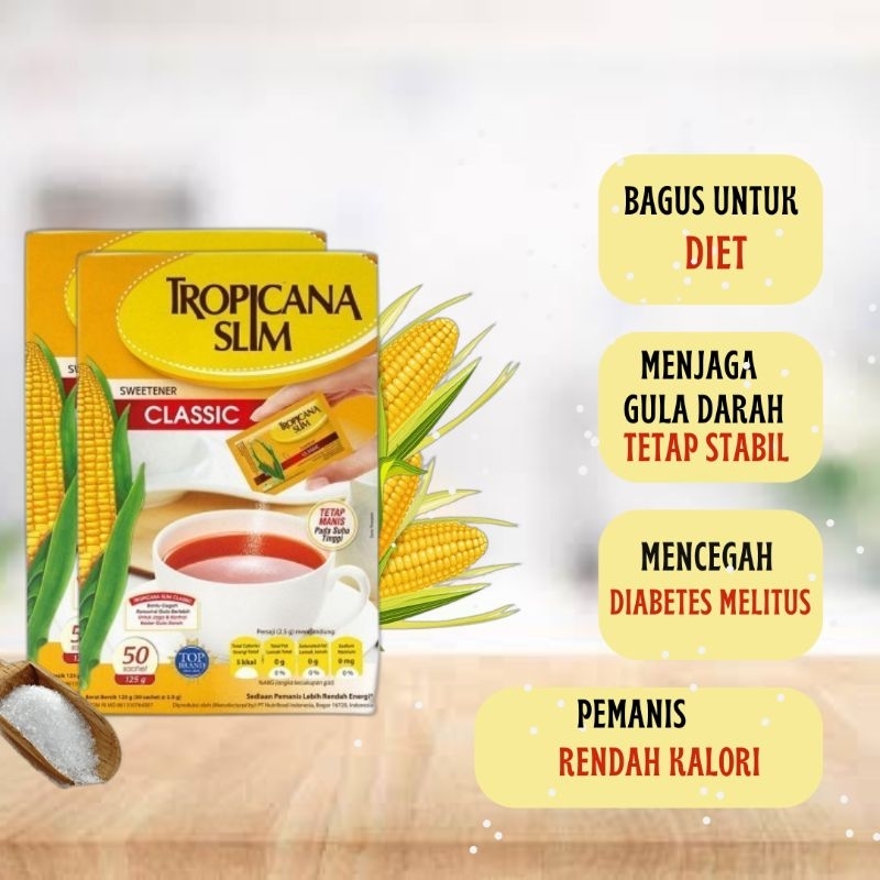 

TROPICANA SLIM Sweet 50's Classic 2,5 g ORI