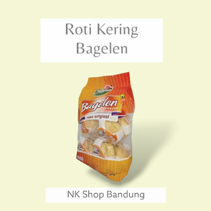 

Sharon Bagelen Bandung Roti Kering Isi 10 Pcs - Oleh Oleh Bandung