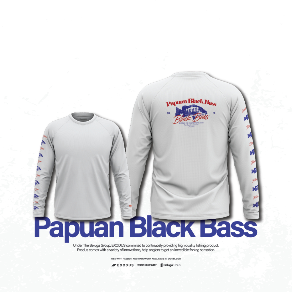 Exodus Long Sleeve Tshirt 2024 - Papuan Black Bass