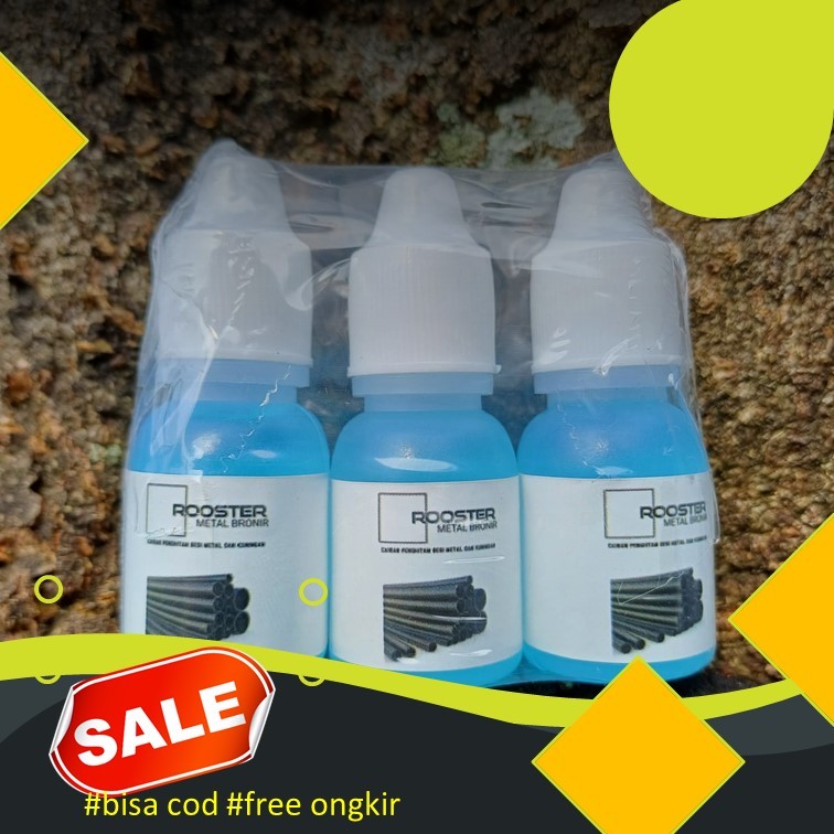(OLES) 10 ML ROOSTER PUTIH METAL BRONIR ORIGINAL 10 ML