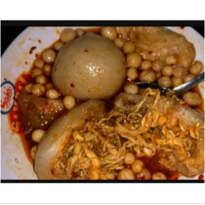 

baso Aci ayam suwir jumbo khas Bogor