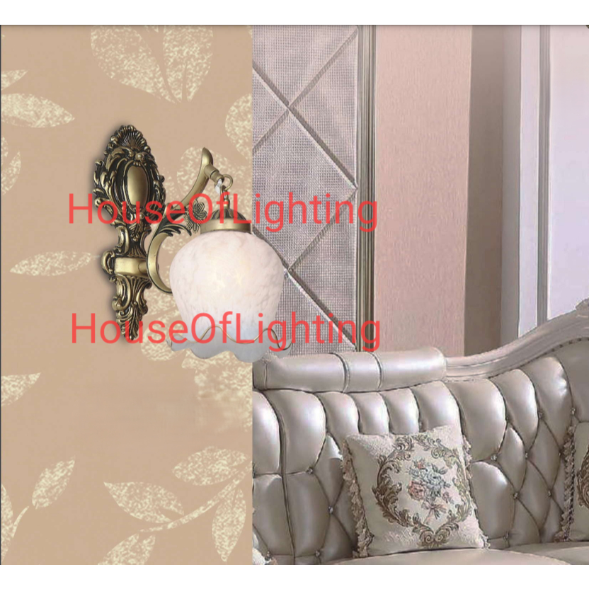 SL1372-1 LAMPU DINDING HIAS BUNGA MINIMALIS MODERN KLASIK ANTIK TERAS RUANG TAMU DEKORASI WALL LAMP