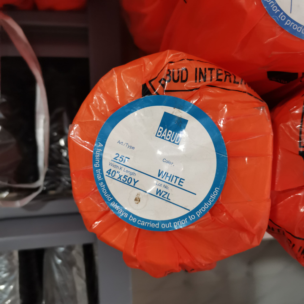 BE Kain Keras 25 F Babud/Kain Keras Tipis Lem 25 F/Kain Keras Kerah Kemeja