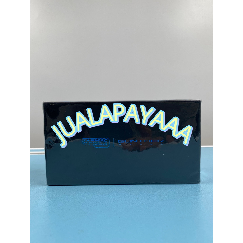 TARMAC WORKS PORSCHE GUNTERH BLACK BLUE DIECAST TARMAC WORKS PORSCHE GUNTHER BLACK