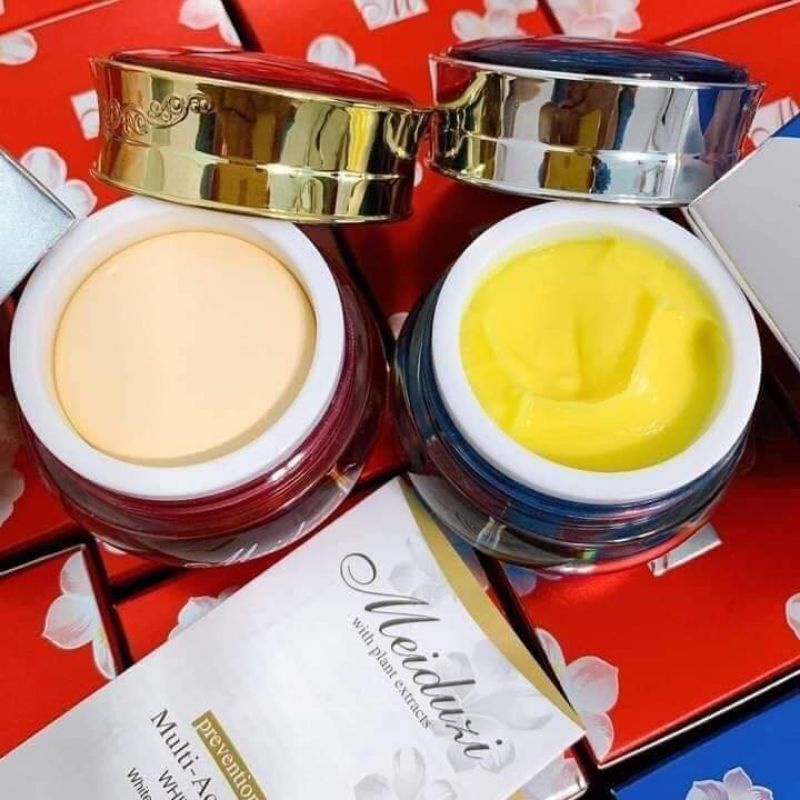 Meiduzi Day & Night Cream/Meiduzi Cream Logo M Original Asli/Cream Meiduzi