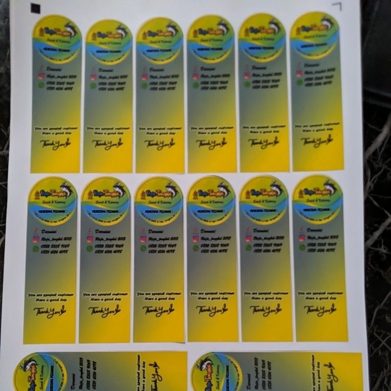 

printing & cutting sticker tanjungpinang