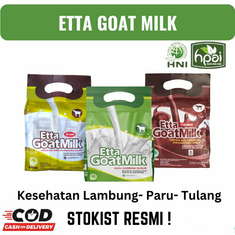 

Etta goat milk egm hni hpai susu kambing etawa bubuk 3 Varian