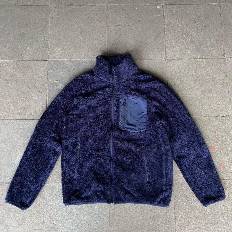 Uniqlo Fleece Jacket Purple