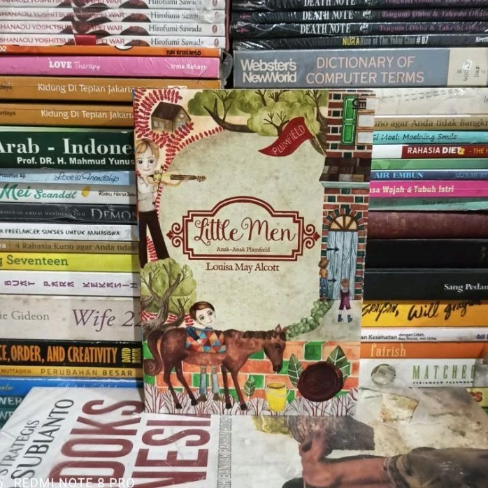 Buku Original Little men Anak-anak Plumfield Louisa May Alcott Bekas