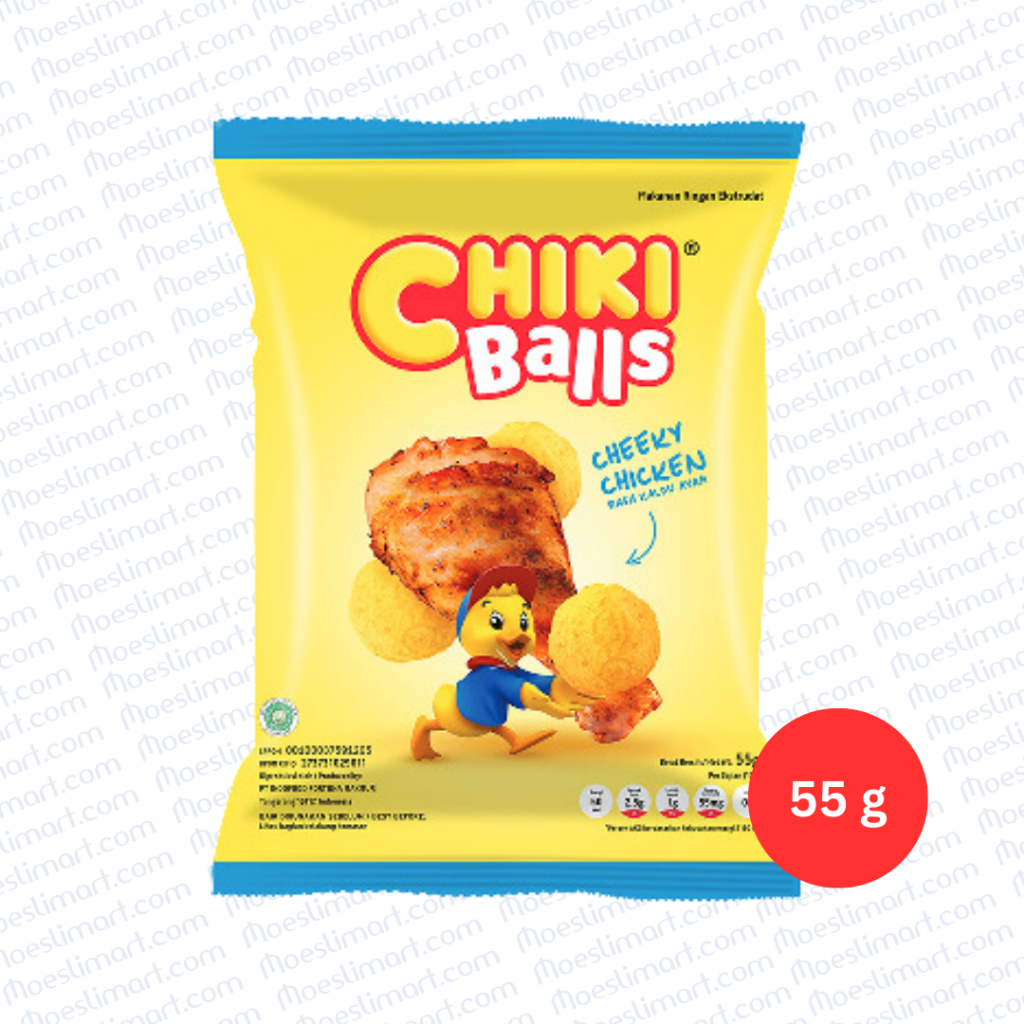 

Chiki Balls Makanan Ringan Cheeky Chicken 55 g