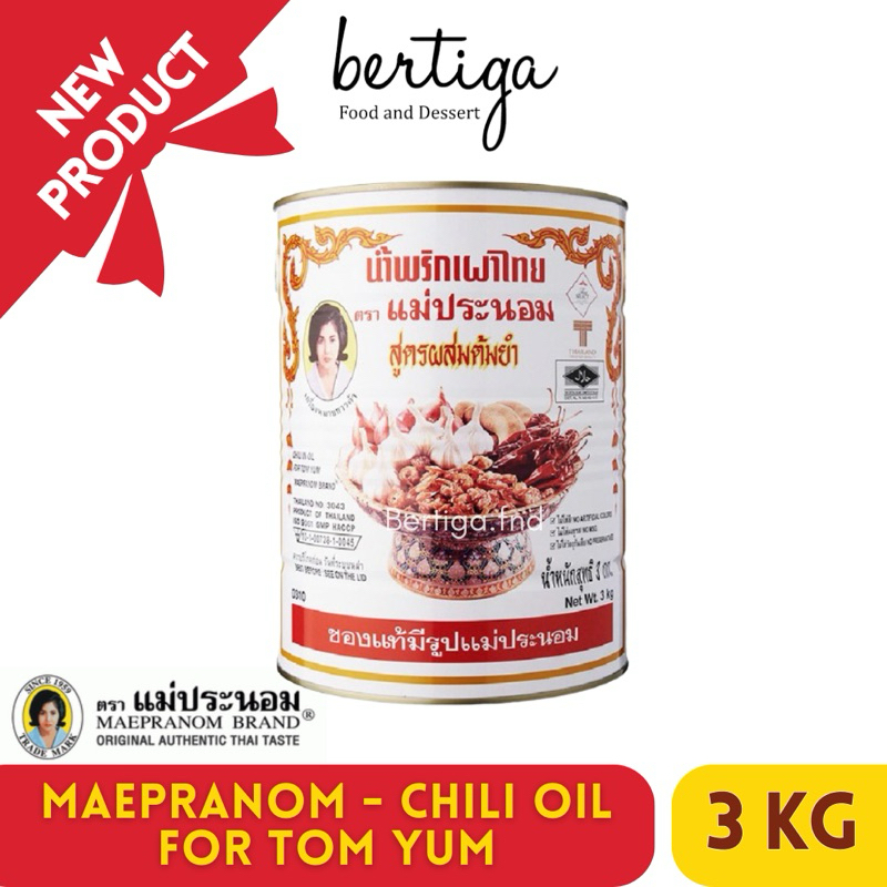 

Maepranom - Chili Oil for Tomyum 3kg (bumbu masakan Thailand)