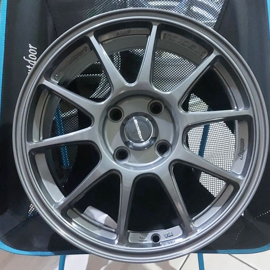 velg Wedssport tc105 ring 15 Pcd 4x100 lebar 6.5 mobil brio,agya,yaris,mobilio,swift