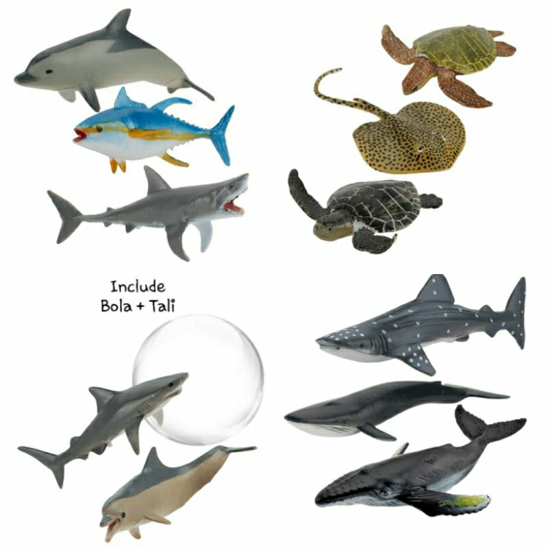Hiasan aquarium hewan laut, ornamen hewan laut.