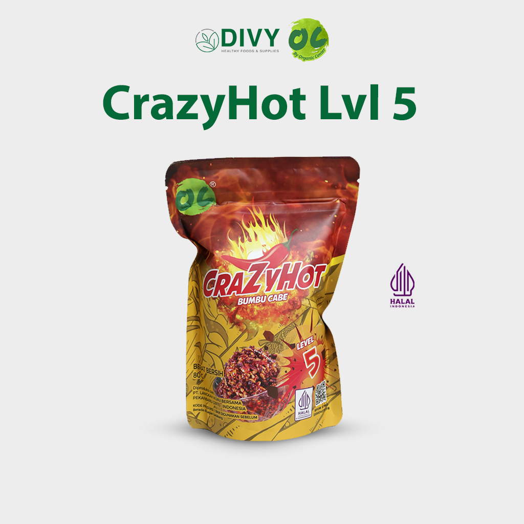 

Crazyhot || BUMBU CABE || bubuk cabe sehat || bon cabe || Organic Center