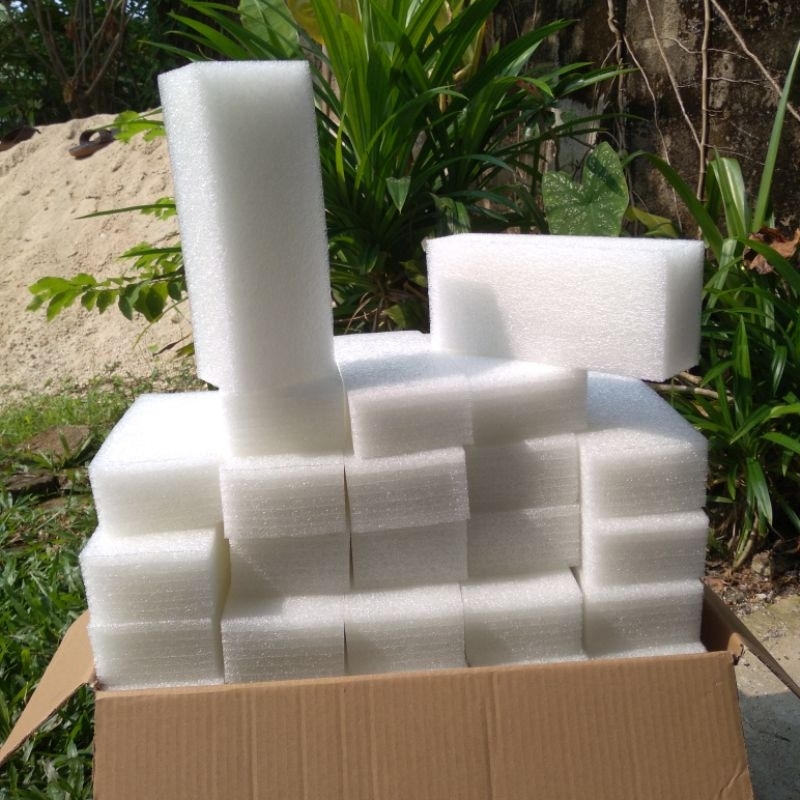 BUSA GABUS BUKET PUTIH ELASTIS ANTI RONTOK ( BUKAN STEOROFOAM ) / GABUS DEKORASI / FOAM / MURAH MERI