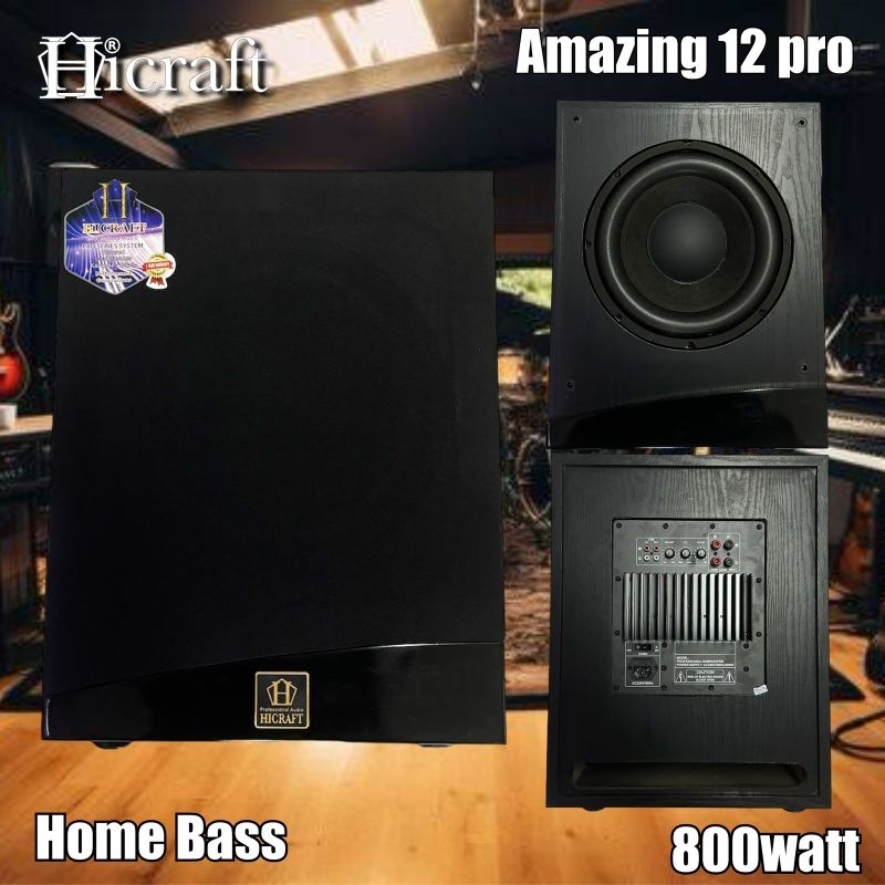 Audio Subwoofer Audio Bass 12 Inch HICRAFT home Subwoofer 12 inch Amazing 12pro