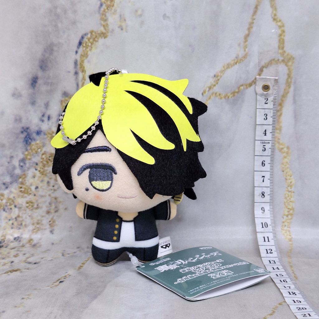 Tokyo Revengers Kazutora Hanemiya Plush Doll 11 cm Vol 2 Chibigurumi Uniform Banpresto