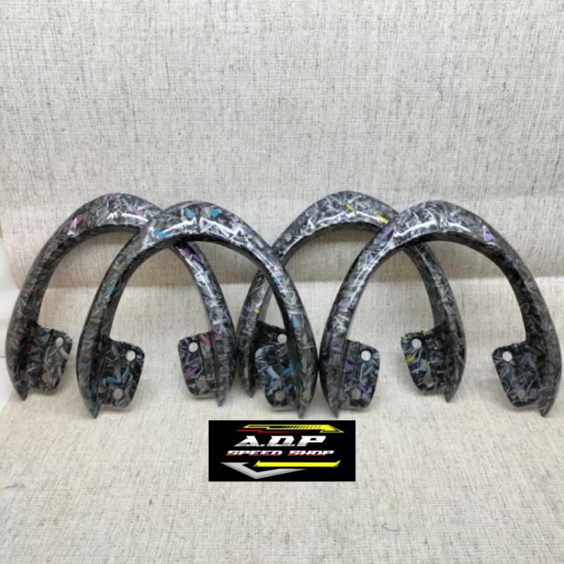 Behel Planger Jok belakang Beat karbu Carbon Forget Wtp begel pegangan jok belakang beat karbu carbo