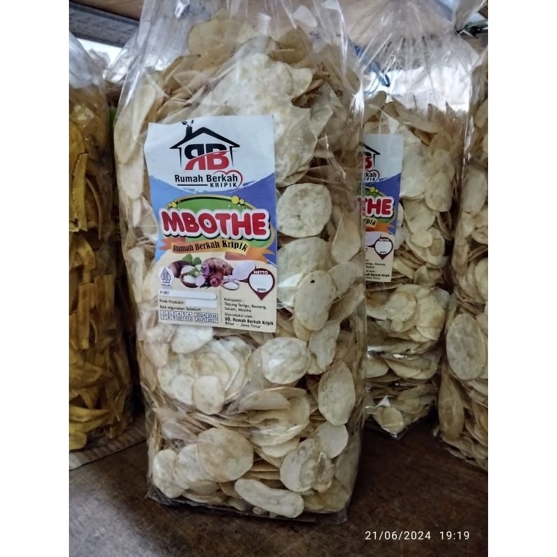 

Keripik Mbothe 250Gr/Snack Kiloan (Free Bubble Wrap)