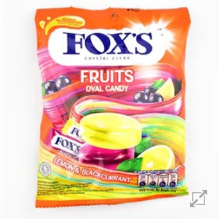 

PRODUK AWAL TAHUN Permen fox FoxS Fruits Oval Flowrap 125gr isi 5 butir murah