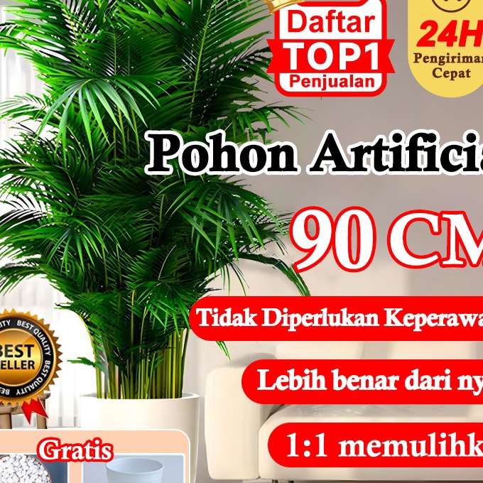 Terbatas DAUN PALEM JUMBO DAUN PALM KIPAS ARTIFISIAL DAUN ARTIFICIAL DAUN PALEM JUMBO HIAS TANAMAN H