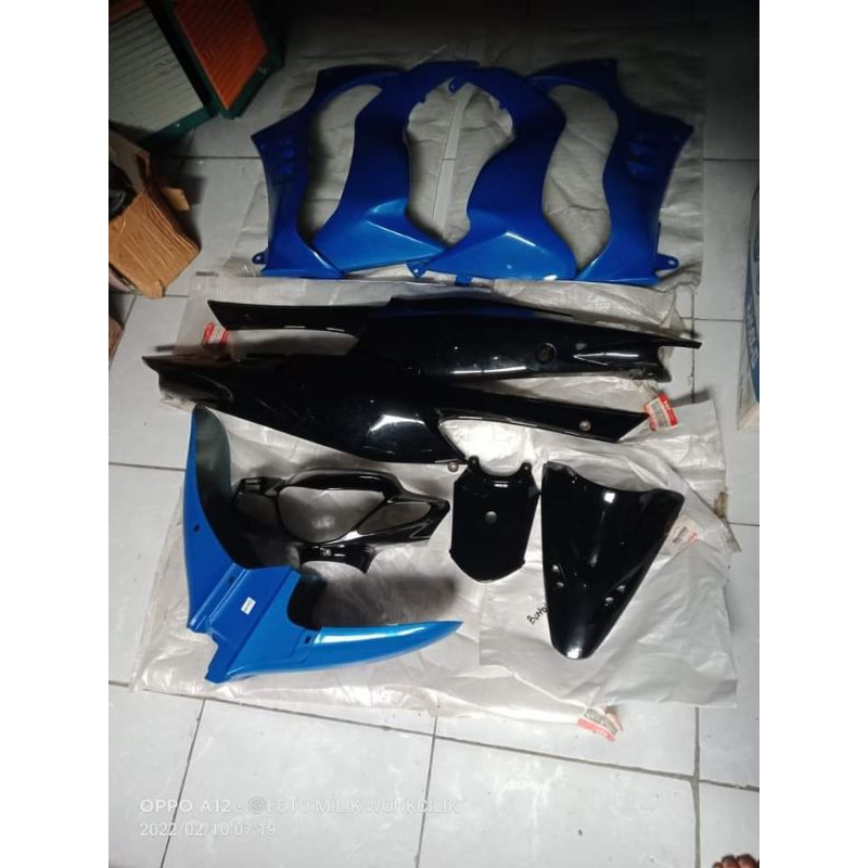 full body halus satria hiu biru hitam original sgp