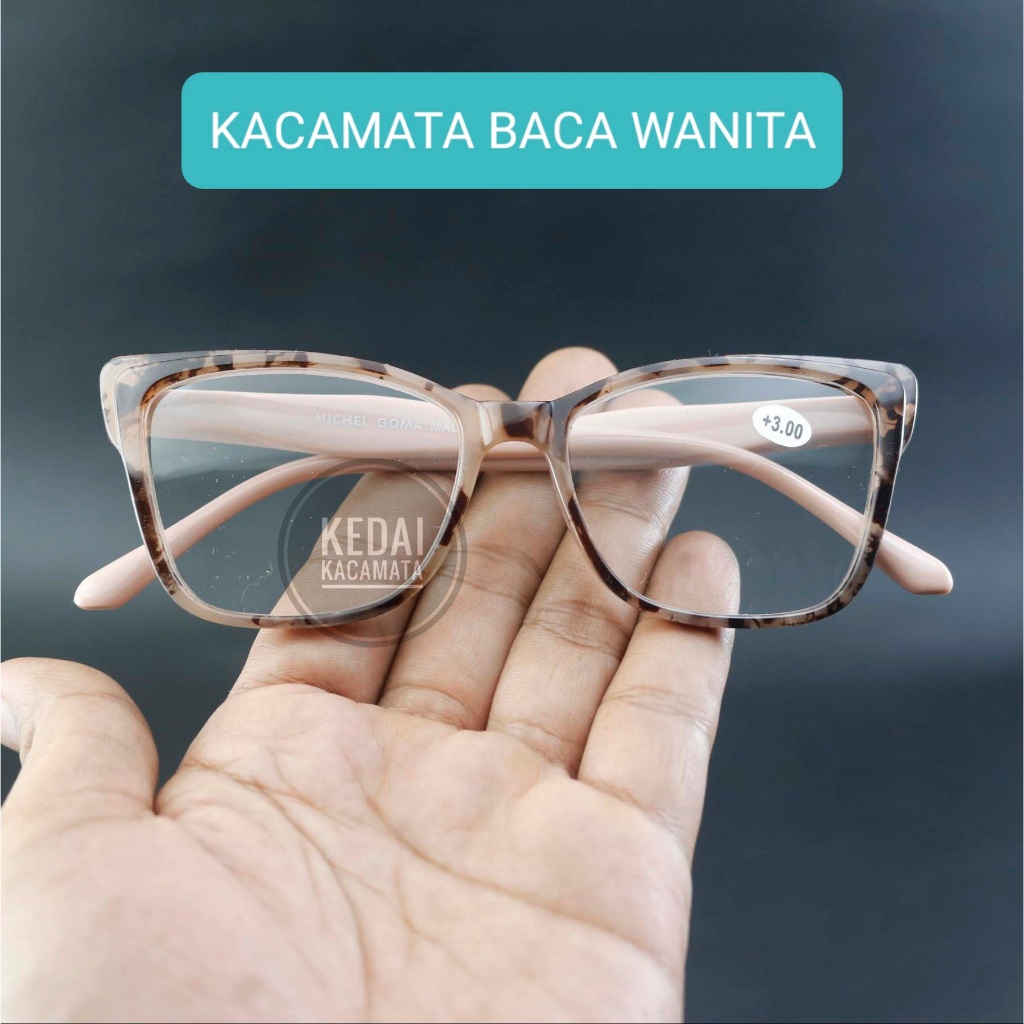 373/KACAMATA BACA WANITA FRAME KEKINIAN/KACAMATA PLUS RABUN DEKAT
