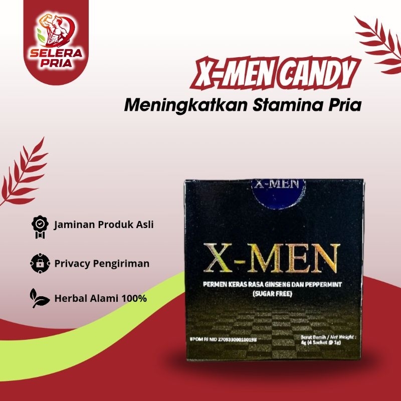 Permen Xmen Candy Stamina Pria Bikin Tahan Lama | X Men Candy | Permen X-Men Original