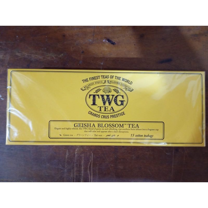 

TWG GEISHA BLOSSOM TEA 15 cotton teabags