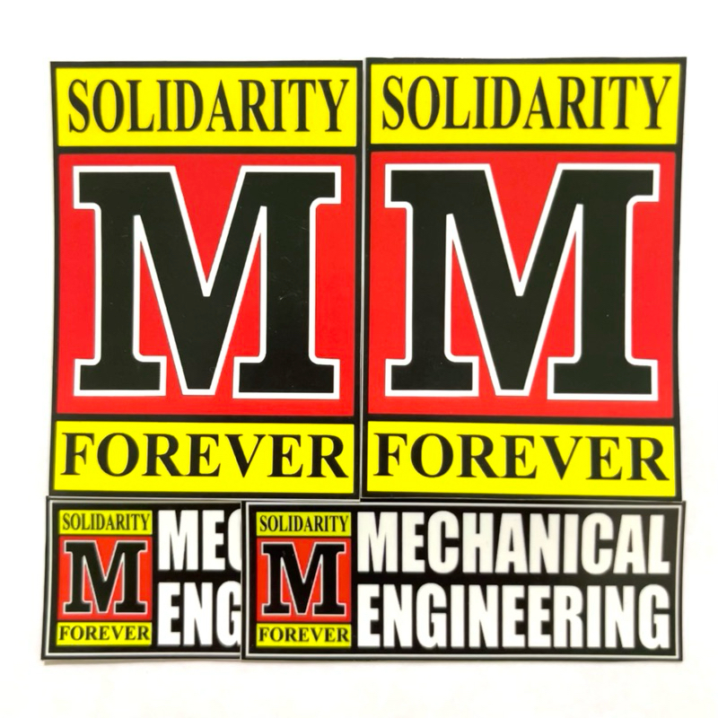 

Stiker M Solidarity Forever Mechanical Engineering Anti Air Sticker Pack Teknik Mesin M Solver