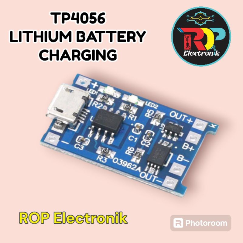 TP4056 + PROTEKSI 5V 1A MODUL CHARGER BATERAI 18650