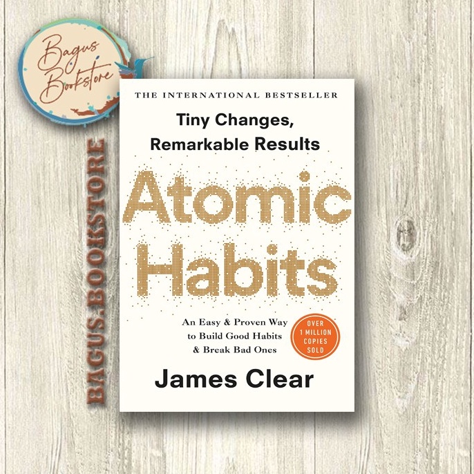 Lariz Atomic Habits  James Clear English Indonesia  bagusbookstore