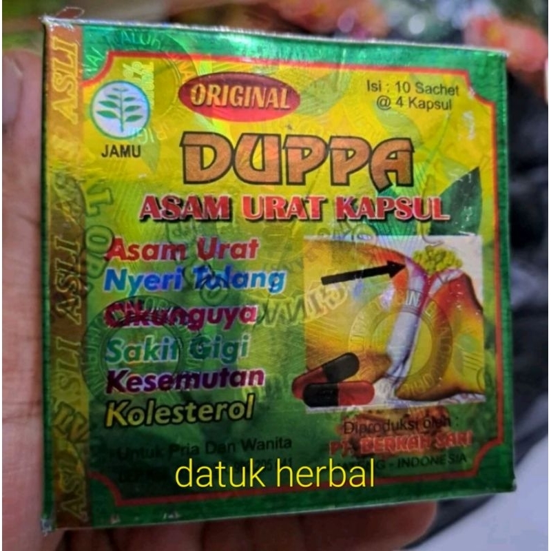 Kapsul Duppa Original Dupa kapsul Asam Urat