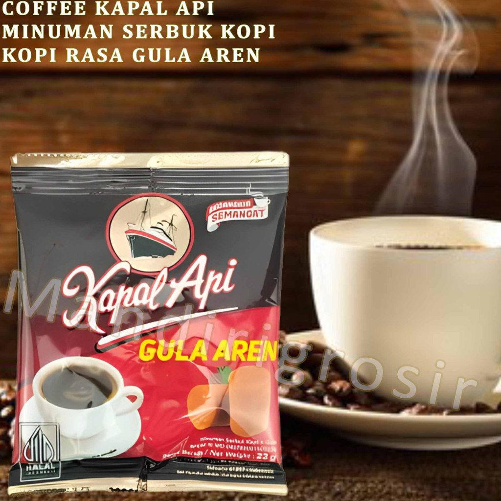 

Minuman Serbuk Kopi * Coffee Kapal Api * Kopi Rasa Gula Aren * 1 Renceng