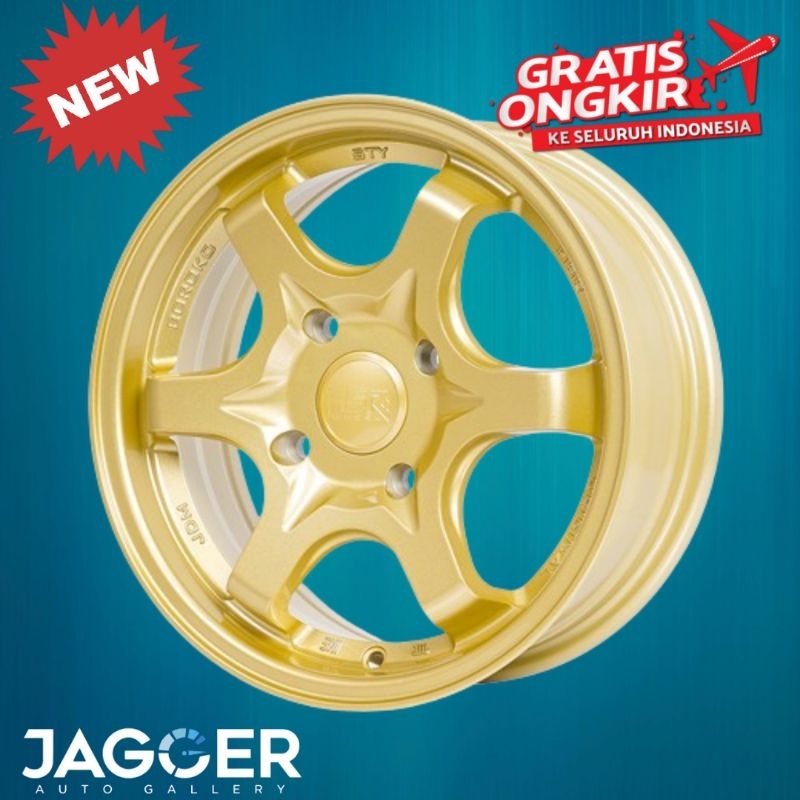 Velg Mobil RING 14 HSR STY R14 Mobil Kijang LGX Avanza Veloz Xenia Grand Livina Evalia