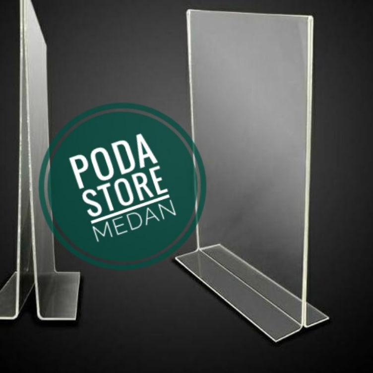 

Tent holder acrylic A4 Tempat brosur 2 sisi 2mm v Y1K9