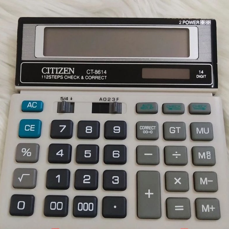 

kalkulator meja dagang 1412 digit citizen ct 8614 sdc868l citizen v S4O2