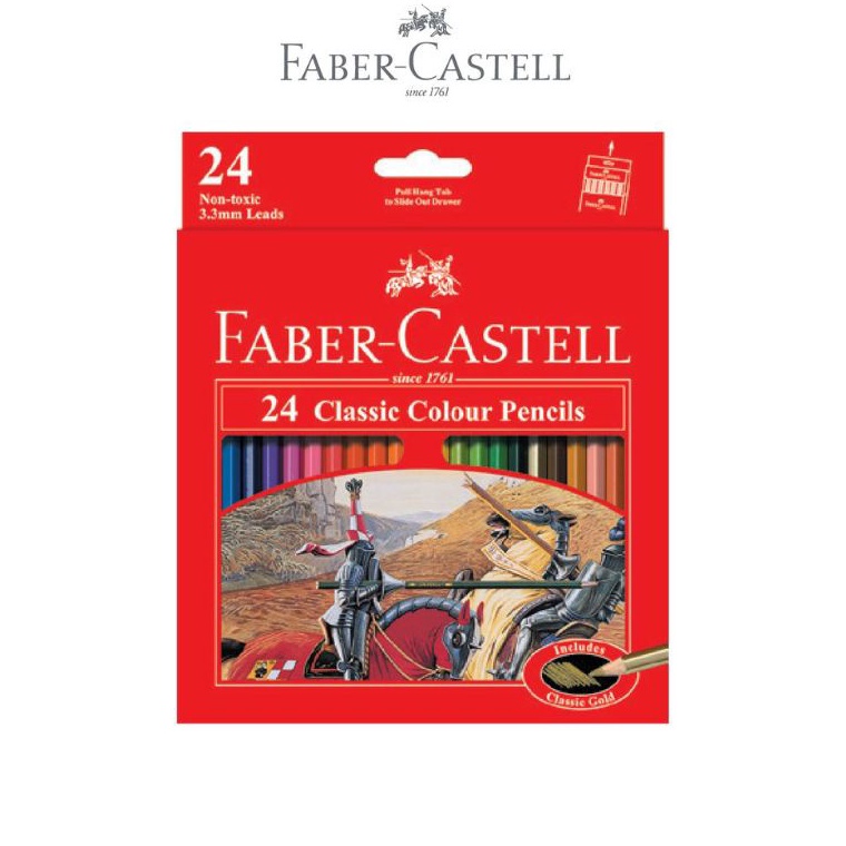 

Classic colour pencils 24 warna faber castell pensil warna 24 warna m Z6W5