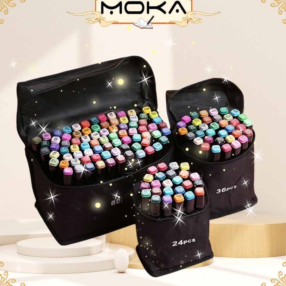 

MOKA 48PCS SPIDOL TOUCH ART MAKER GRAPHIC ART MAKER PEN COLOR SPIDOL WARNA MKP58 m N4Z8