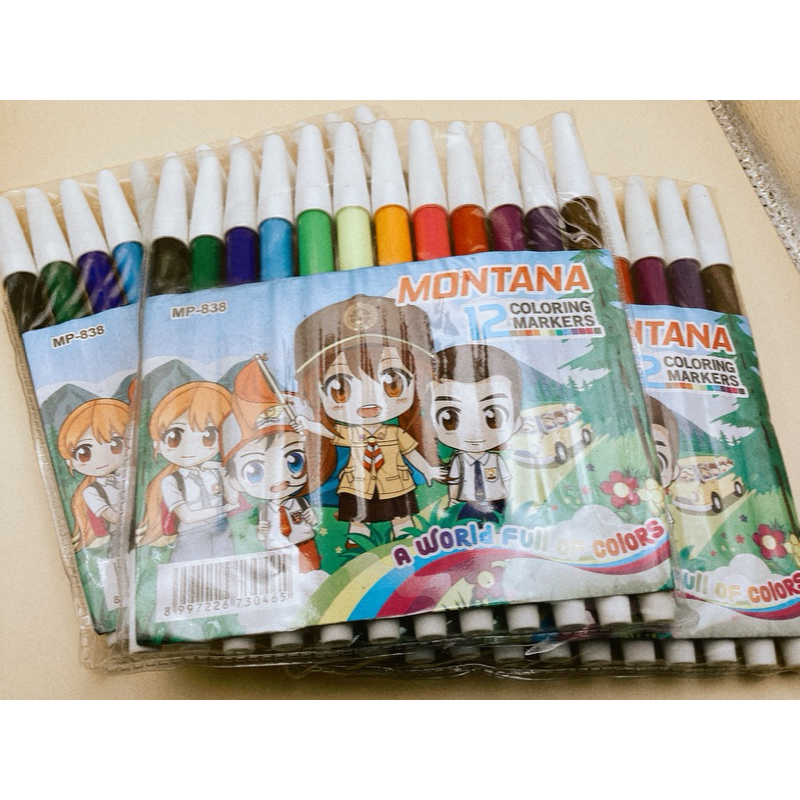 

1 pack/12 pcs spidol warna