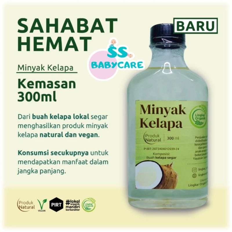 

Lingkar Organik Minyak Kelapa 300ml