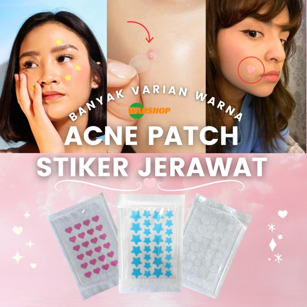 Acne Patch Lucu Sticker Jerawat Aesthetic Pimple Patch Repair Skin Acne Pimple Cute Acne Patch Eca M
