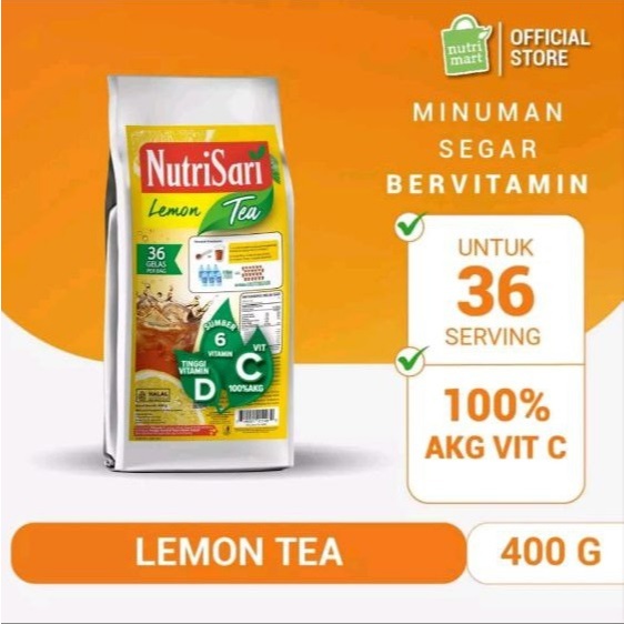 

[PROMO] NutriSari Lemon Tea 400 gram