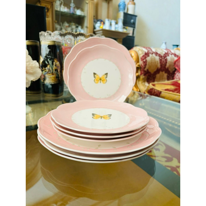 Dinner Set Lenox Butterfly  Meadow Colorful Mewah Cantik