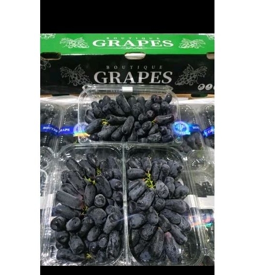 

Buah Anggur Jari Item 500 gr /pack