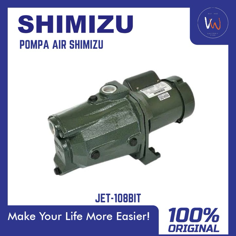 Pompa Air Semi Shimizu JET-108BIT / Pompa Semi Jet Pump
