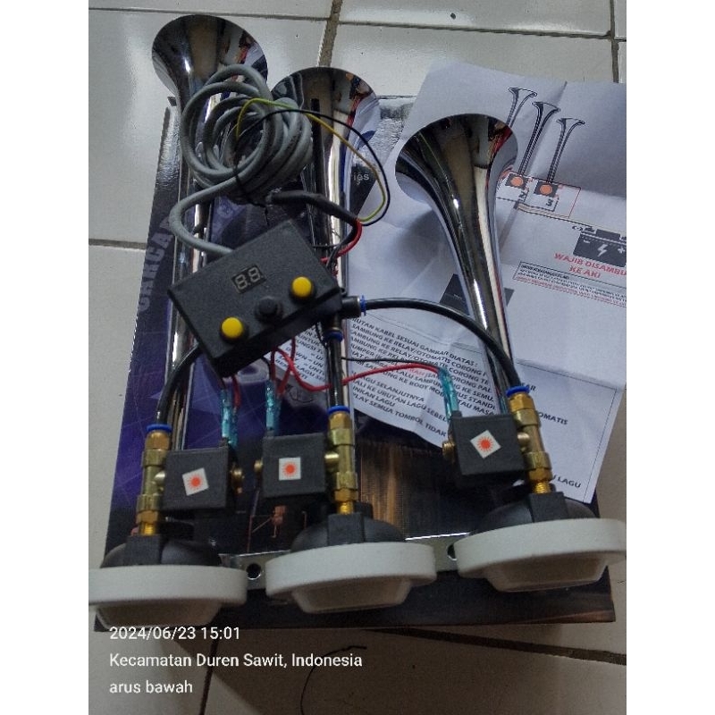 KLAKSON TELOLET 3 CORONG 17 NADA DC 24 VOLT