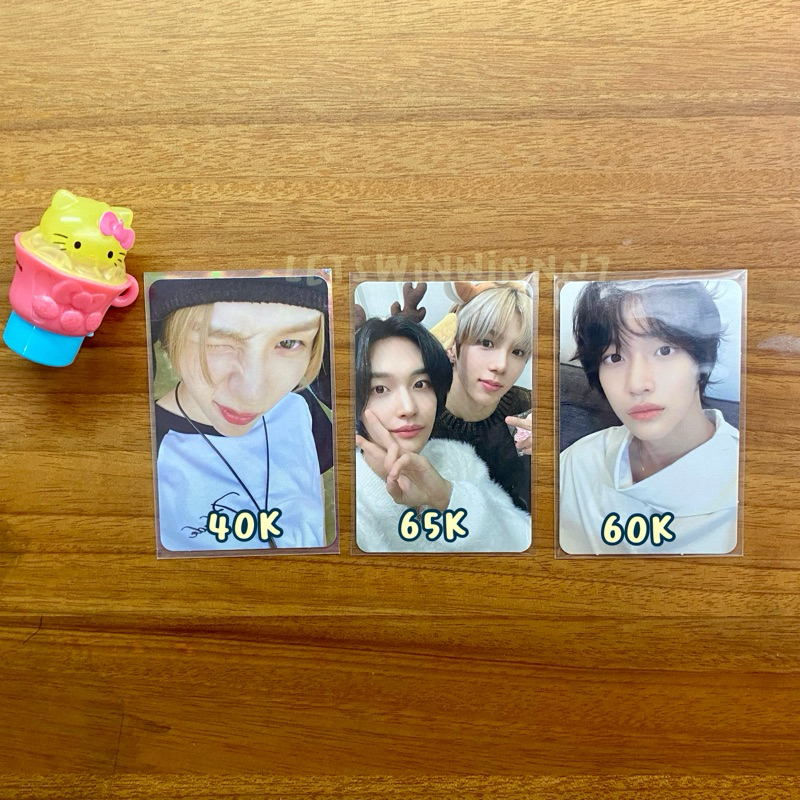 Pc Shotaro Wonbin Riize Get A Guitar tc Pink Christmas Sg24 photocard Trading Card Season Greeting 2